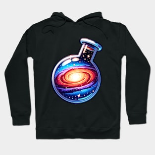 Stars and Galaxy in a Florance Flask Hoodie